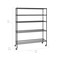 Seville Classics UltraDurable 5-Tier NSF Steel Shelving, 60" W x 18" D x 75" H